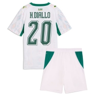 Camiseta Senegal Habib Diallo #20 Primera Equipación Replica Mundial 2026 para niños mangas cortas (+ Pantalones cortos)